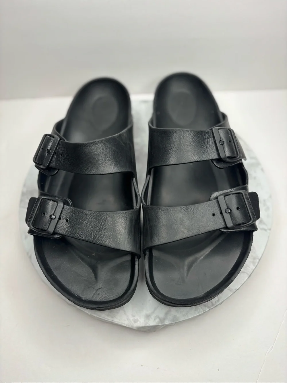 Size 44 Eur- Black Birkenstock Arizona EVA sandals